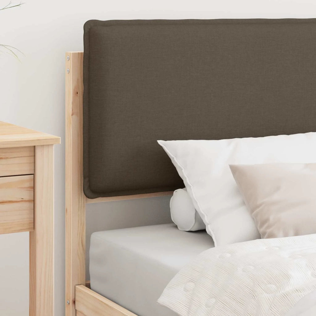 Letto con Testiera Rivestita Talpa 100 x 200 cm Pino massello