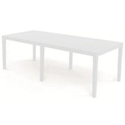 TAVOLO INDO DA ESTERNO ALLUNGABILE 220X90XH72 IN COLORE BIANCO