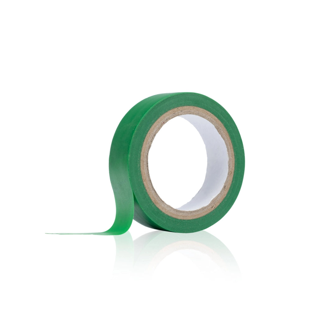 Nastro Isolante Verde 10m – Alta Qualità e Resistenza | PVC, 0,13mm Spessore, 16mm Larghezza