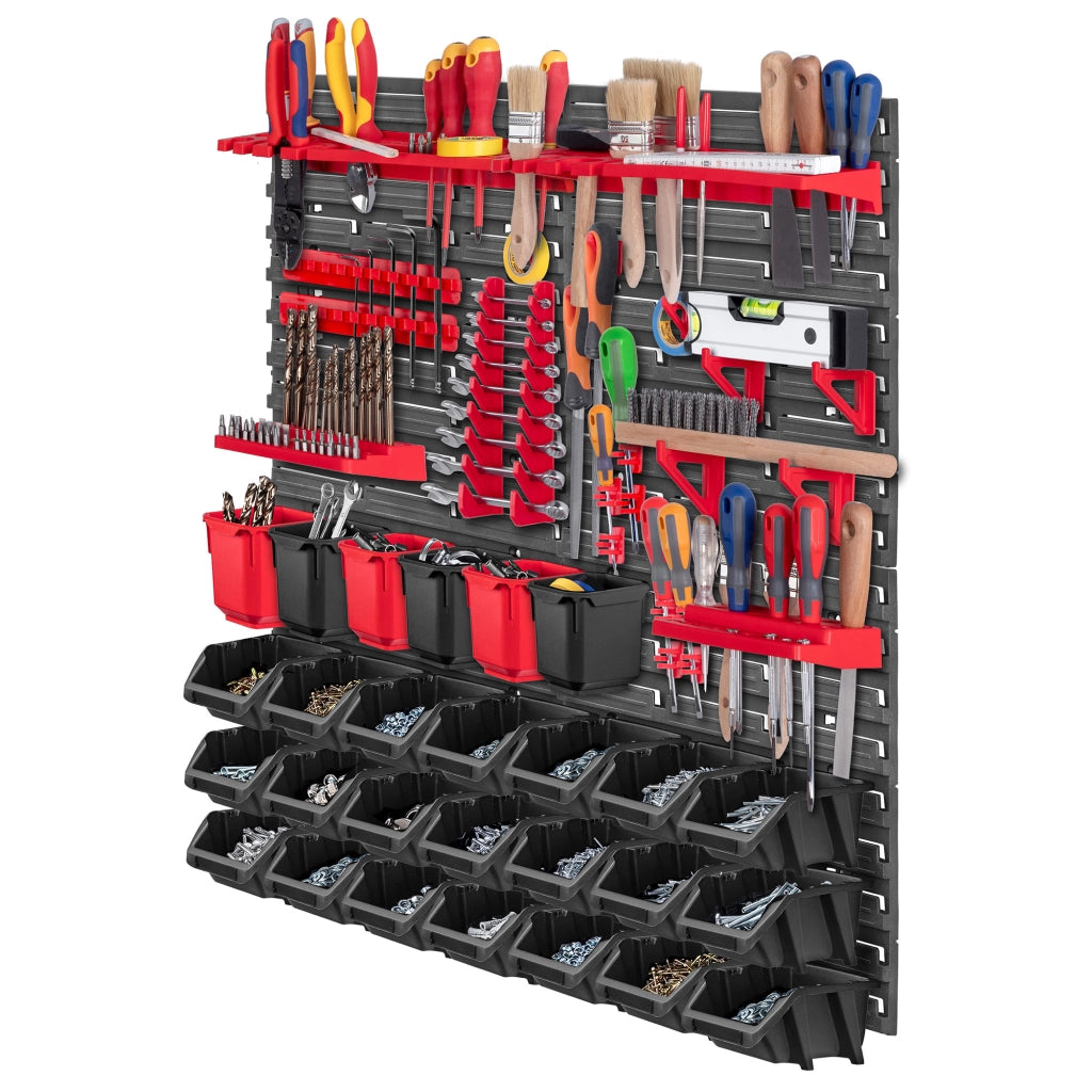 Pannello portautensili KADAX da parete per officina 78x78cm 51El Cassette portautensili per garage