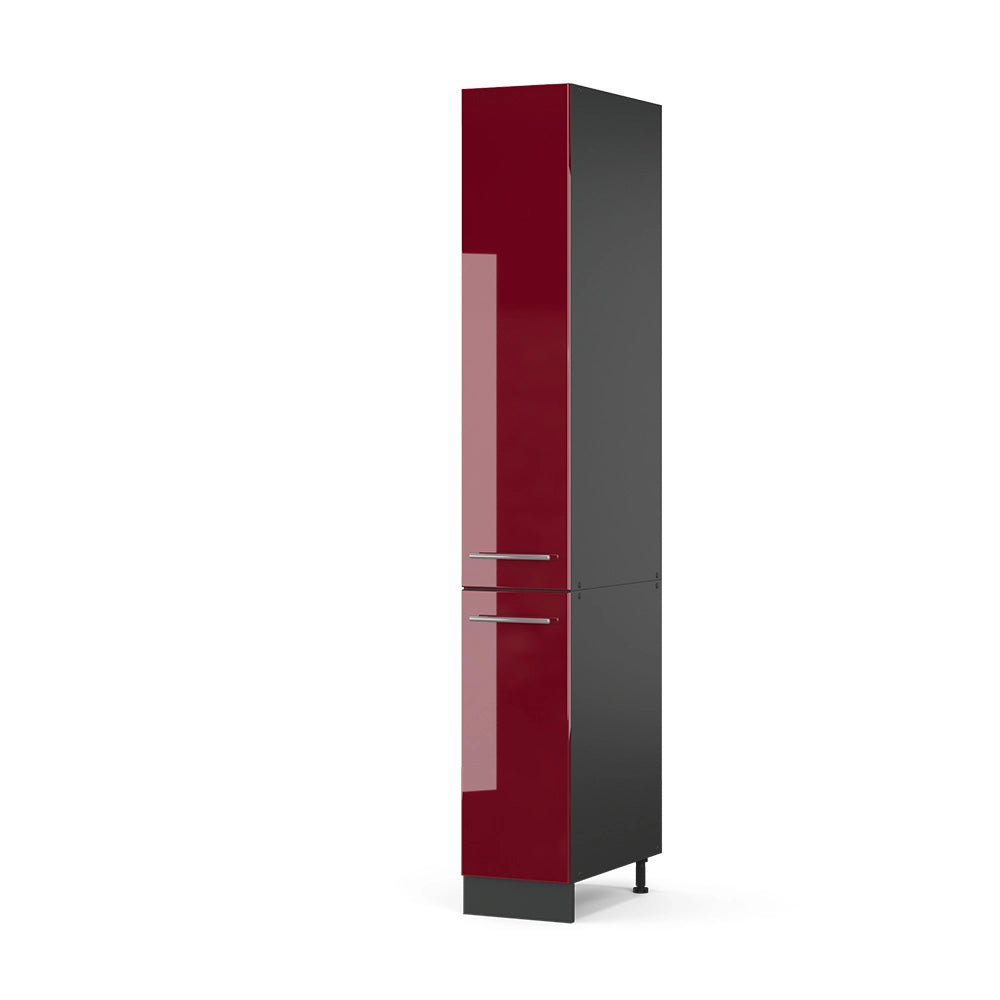 Vicco Armadio da farmacia Rosso bordeaux lucido 30 cm