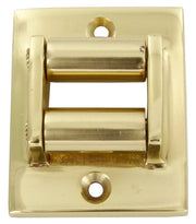 10pz guidacinghia rettangolare ottone luc. cod:ferx.21862