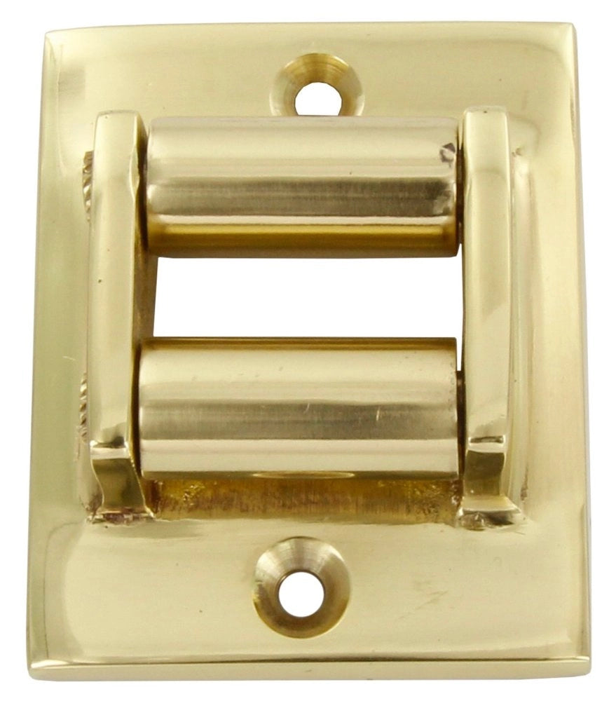 10pz guidacinghia rettangolare ottone luc. cod:ferx.21862