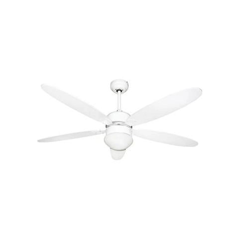 Zephir ventilatore sof. c / tel. +luce d. 130 5pale bianco zephir - ZFR9111B