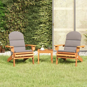 Set Salotto da Giardino Adirondack 3pz Legno Massello di Acaciacod mxl 102403