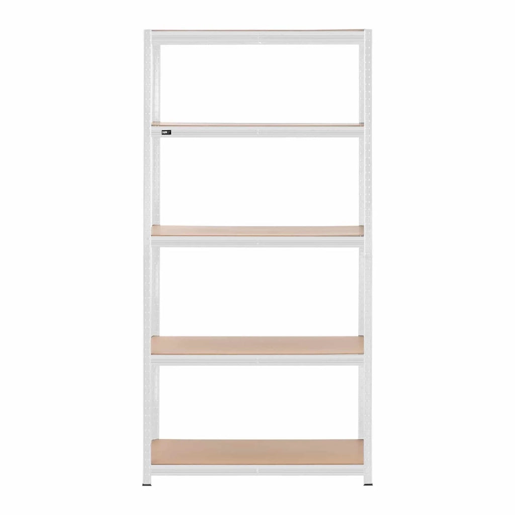 Scaffalatura per carichi pesanti 100 x 60 x 197 cm portata 5 x 150 kg robusto scaffale portautensili per garage/officina grigio 14_0005173