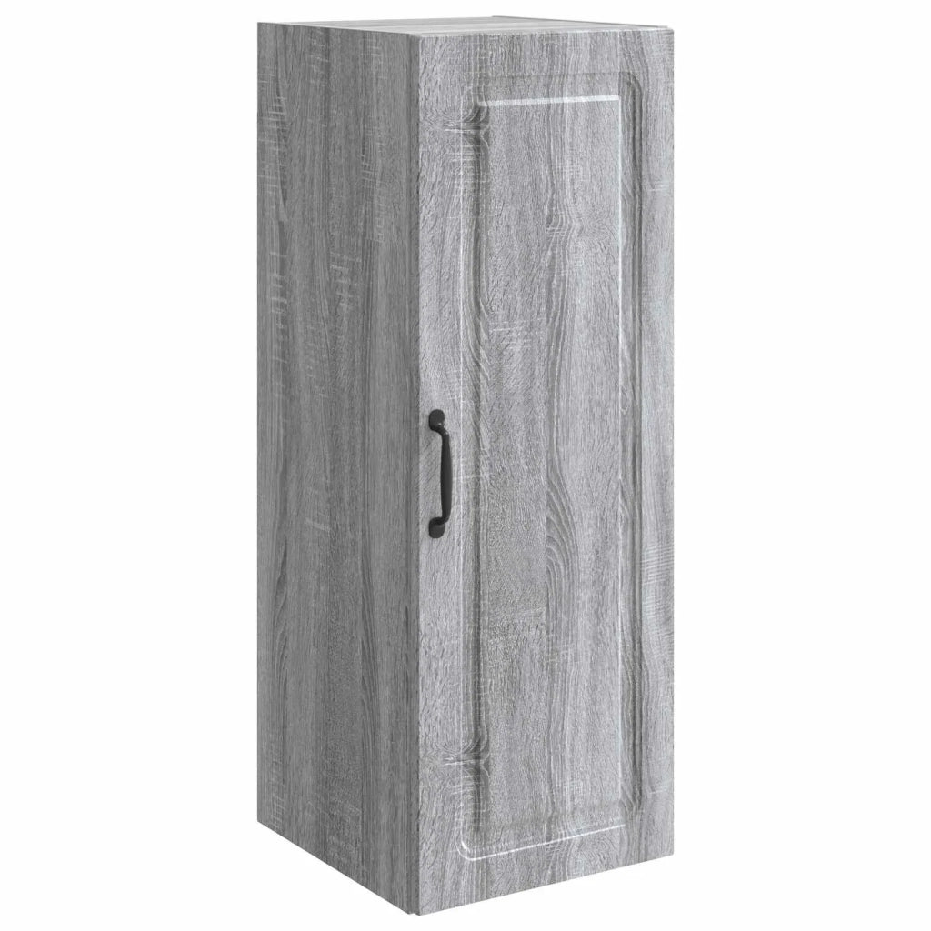 Mobiletto a muro Sonoma grigio 33 x 34,5 x 90 cm 899271