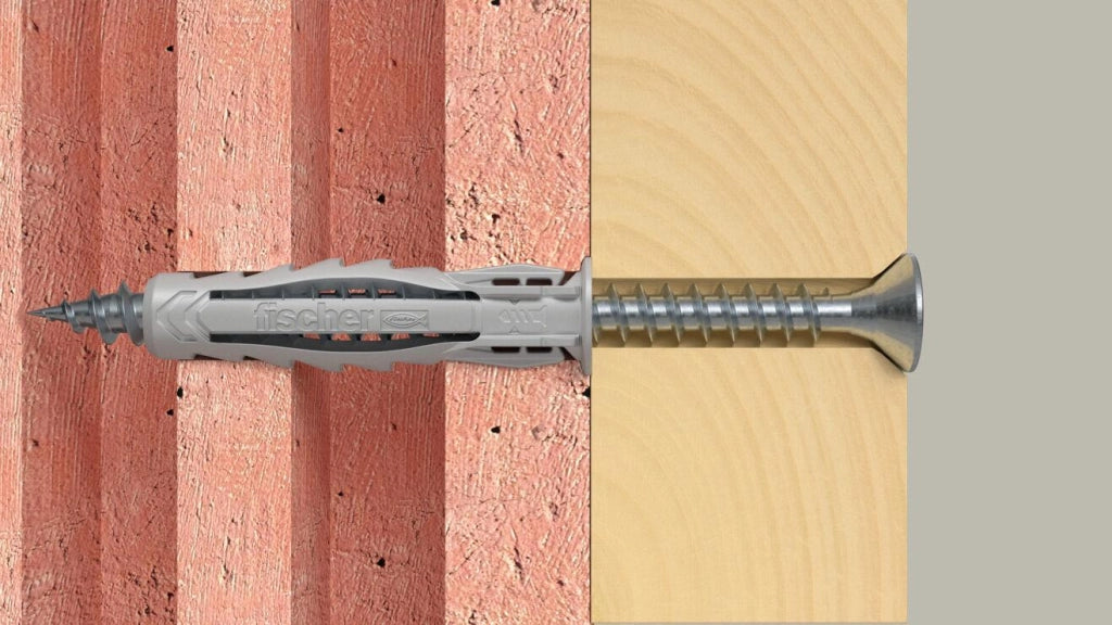 Fischer 568004 ancoraggio a vite e tassello 200 pz Tassello di espansione 20 mm