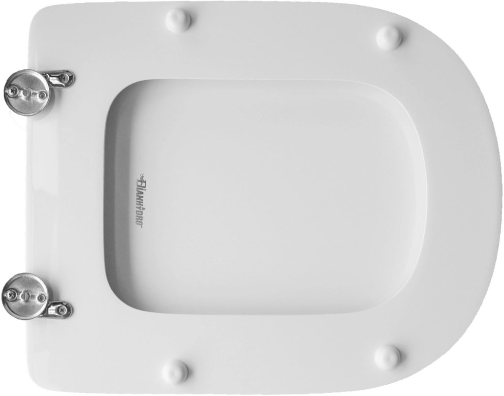 SEDILE WC PER DOLOMITE VASO CRISTALLO BIANCO FORMA 7- Bianco- CW- pezzi 1