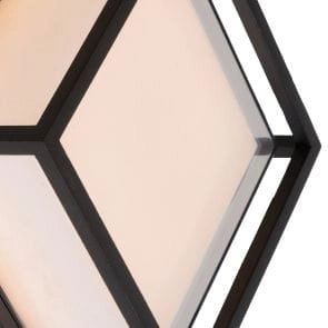 Applique esterna Lucide Singa LED 9,6W 2700K nera
