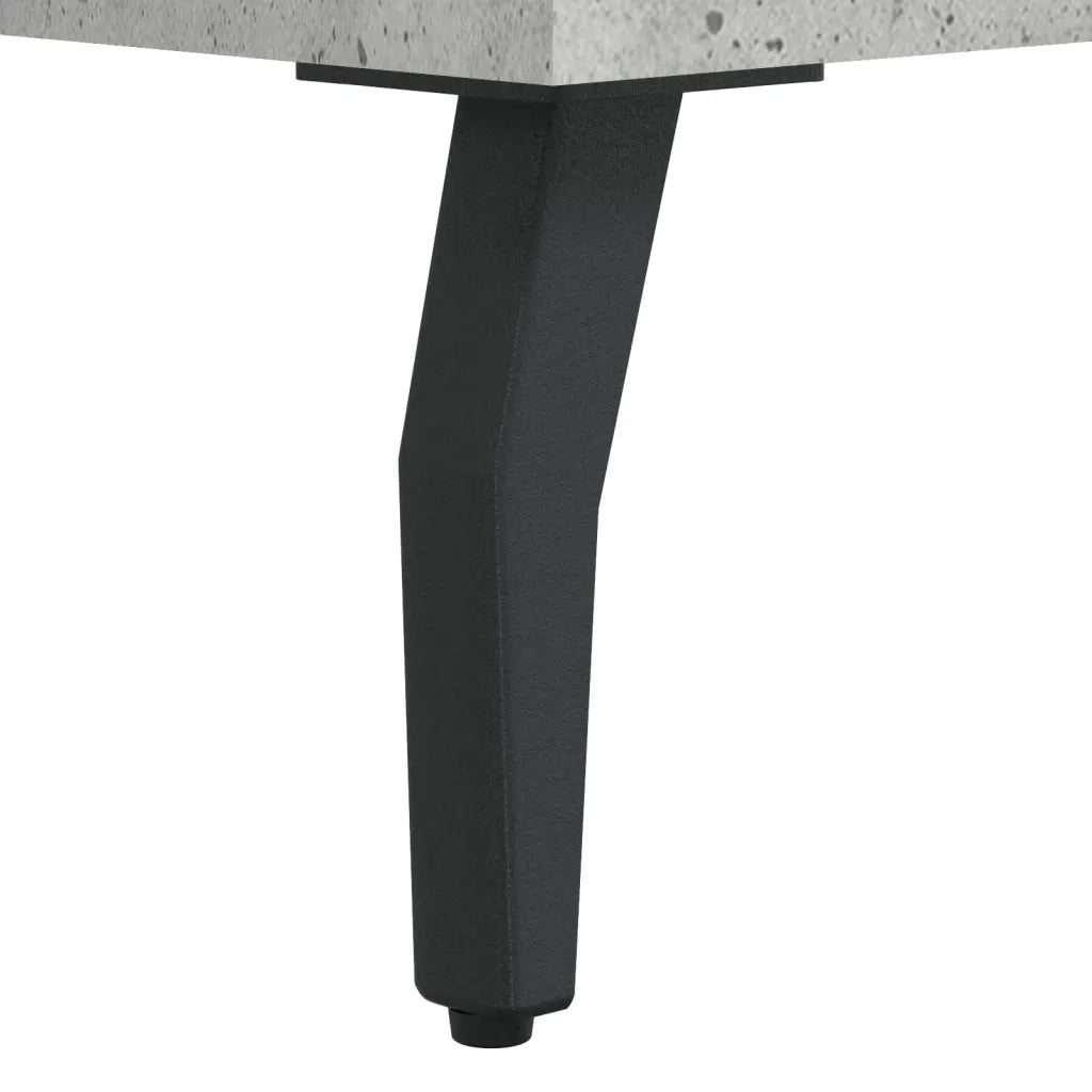 Tavolino Salotto Grigio Cemento 50x50x40 cm Legno Multistrato 829436