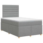 Letto box spring con materasso Grigio Chiaro 120 x 190 cm 3453830