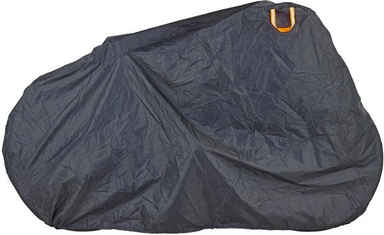 Pannello per bicicletta, protezione per bicicletta, pannello per bicicletta elettrica 210 x 100 x 115 cm - protezione per bicicletta in poliestere 190T con cintura riflettente - nero
