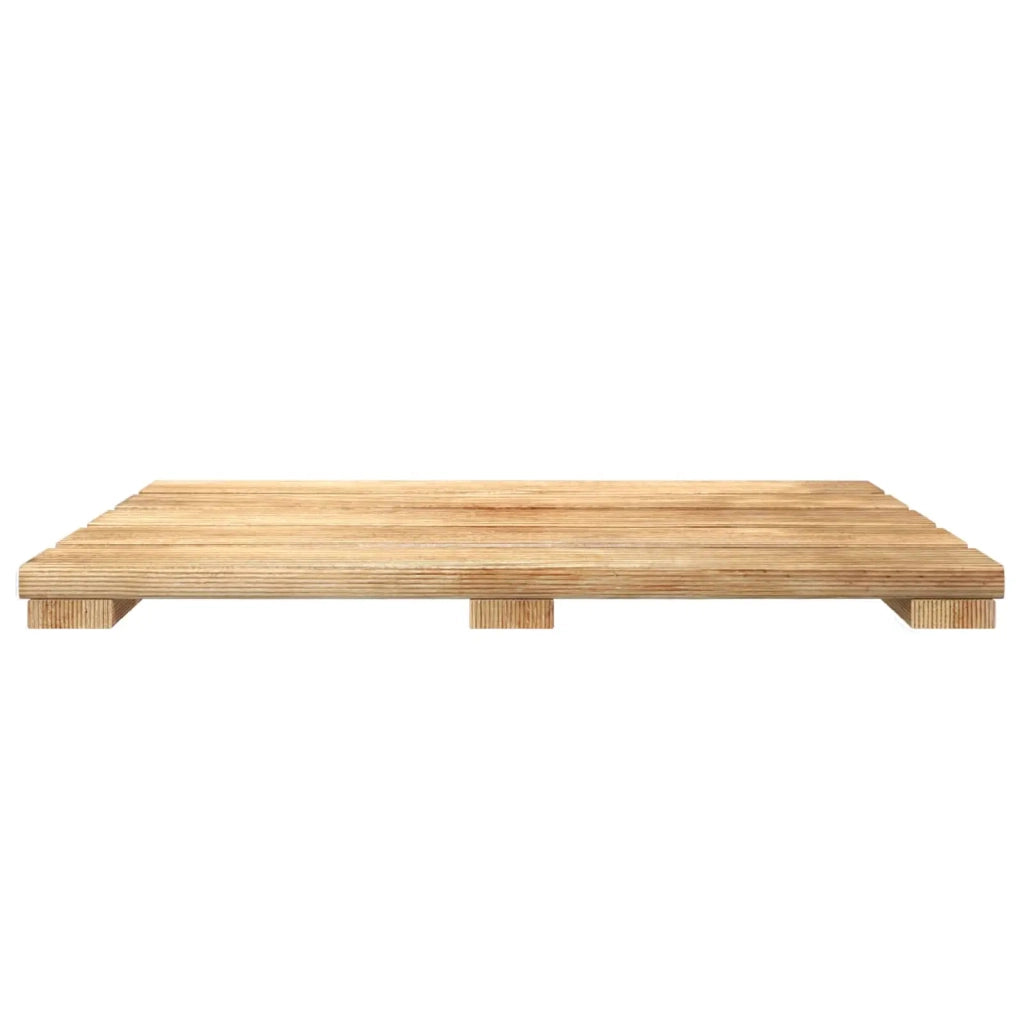 Piastrella per Decking 18 pcs Marrone 50 x 50 cm