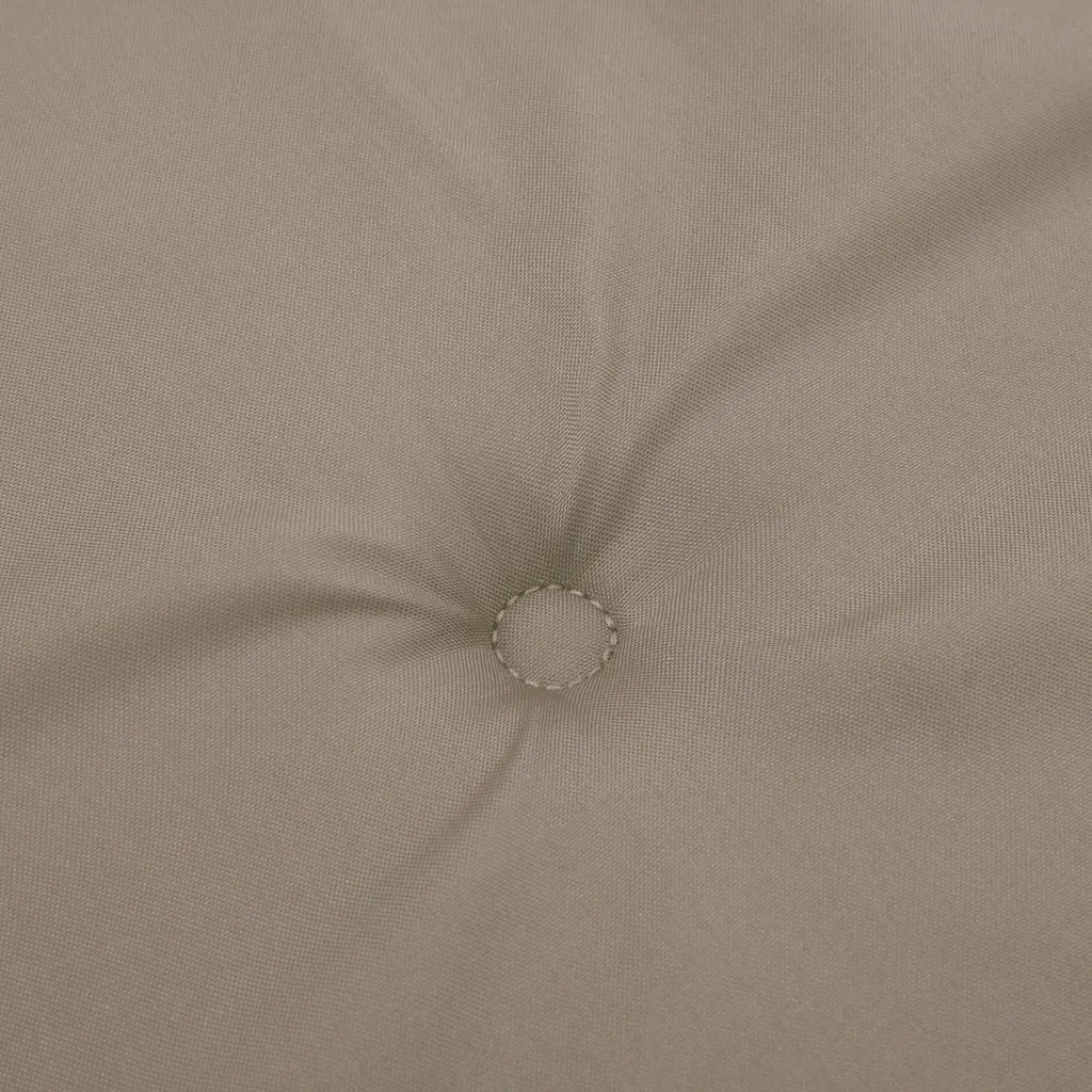 Cuscini per Sedia 2 pz Tortora 50x50x3 cm in Tessuto Oxford 47604