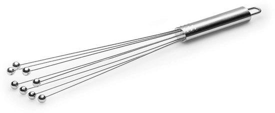 Tendina di protezione in acciaio inossidabile, 35,0 cm di lunghezza, con maniglia e gancio metallici, 8 fili, argento