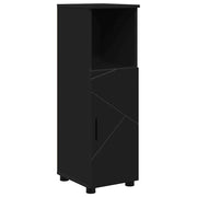 Mobile da Bagno | Armadio da bagno con archiviazione Nero 30 x 35 x 95 cm