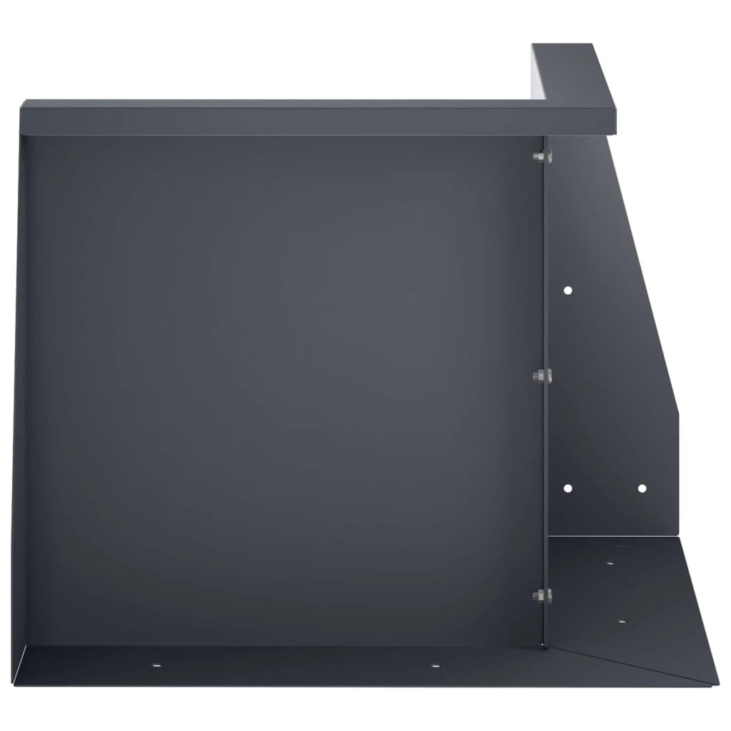 Muro di contenimento 50 x 50 x 50 cm Acciaio Antracite 8015189