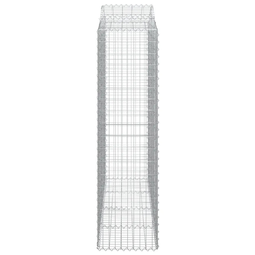 Cesto Gabbione ad Arco 200x50x180/200 cm Ferro Zincato 153399