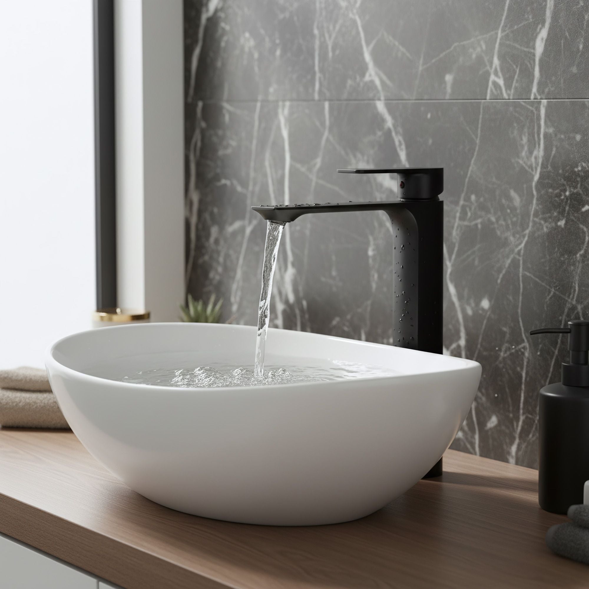 Rubinetto Da Lavabo Rea Urban Black High