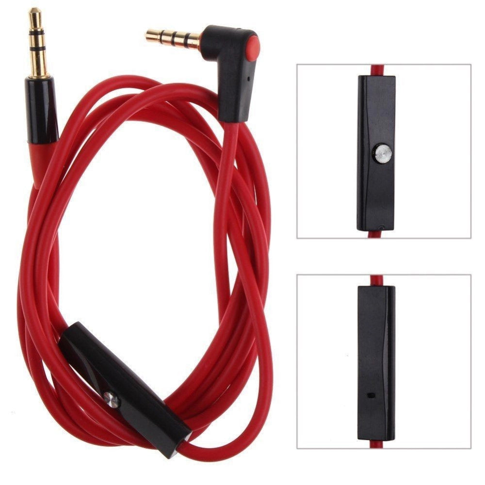 Trade Shop - Cavo Audio Aux Spinotto Jack Da 3,5mm Con Microfono Cuffie Smartphon Linq Kk-885 -