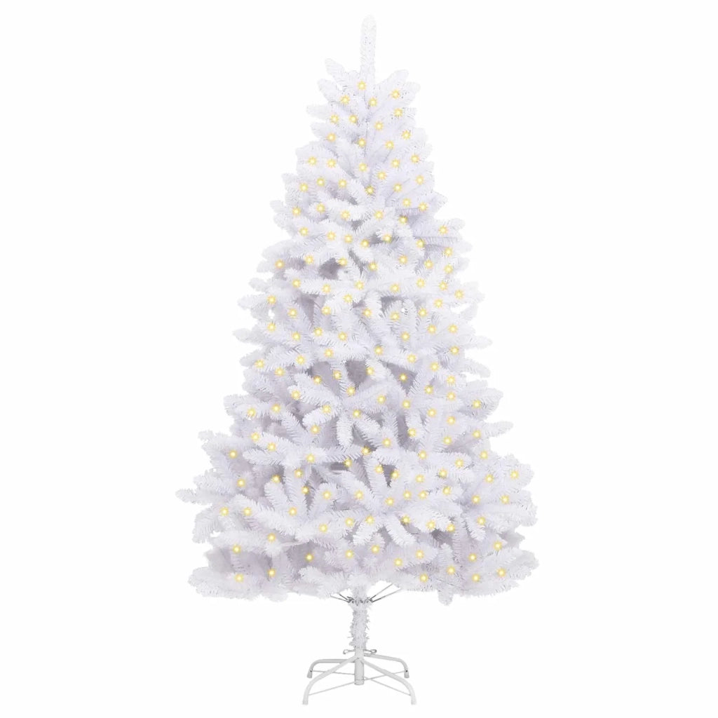 Albero di Natale artificiale Bianco 270 cm PVC e Metallo