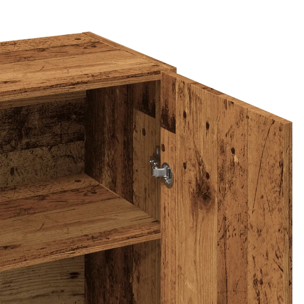 Credenza Legno Antico 70x34x90 cm in Truciolato 856888