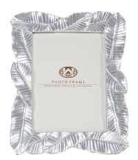 Cornice Lefy Silver 23x2,5x27,5 cm in Poliresina e Vetro