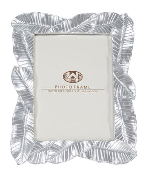 Cornice Lefy Silver 23x2,5x27,5 cm in Poliresina e Vetro