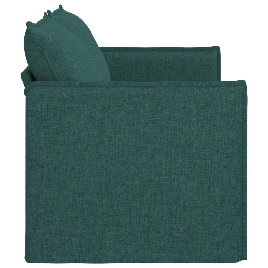 Divano Verde Scuro 156 x 82 x 85 cm Tessuto