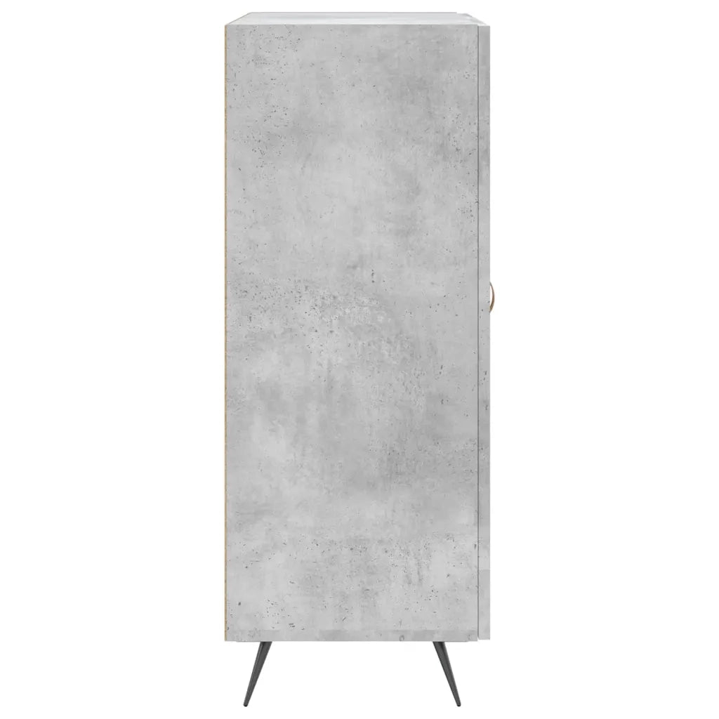 Credenza | Madia | Buffet da pranzo | Armadio da pranzo Grigio Cemento 69,5x34x90 cm in Legno Multistrato