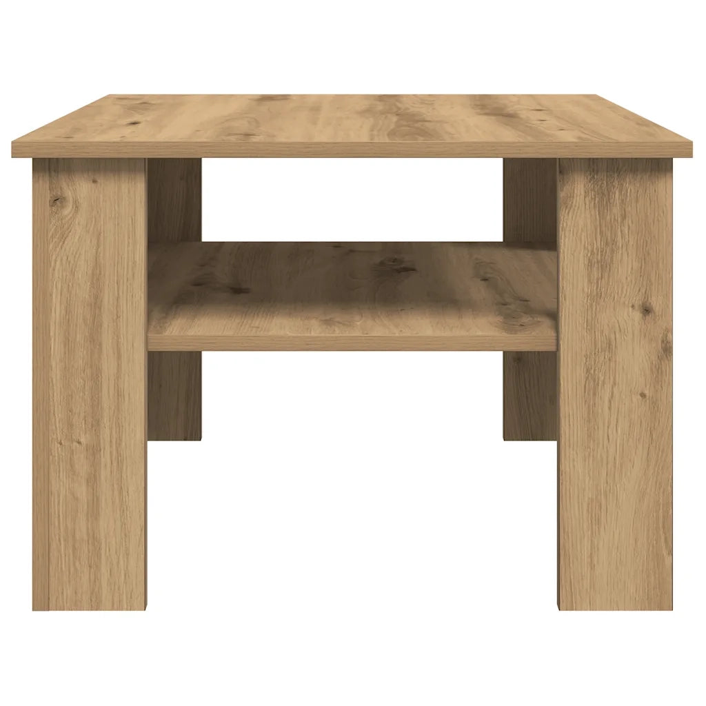 Tavolino Salotto Rovere Artigianale 60x60x42 cm in Truciolato 855795