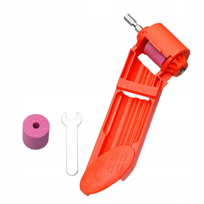 Ostrica Universale per Trapano Rosfix – Set con Affilatore Manuale per Punte | Acciaio Inox, ABS
