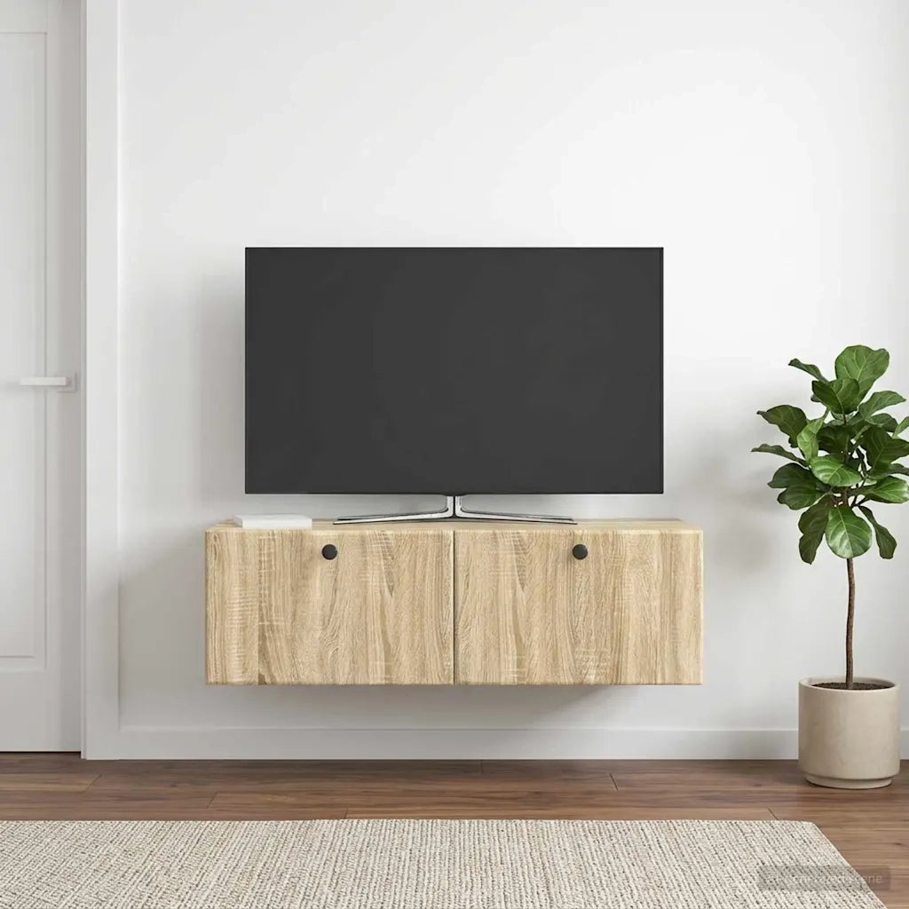Mobile Porta TV da Muro 98 x 41 x 30 cm Rovere Sonoma 899207