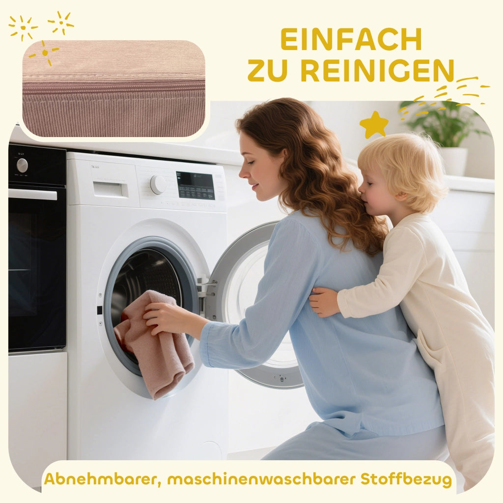 Set di blocchi morbidi per bambini ¨C zephmum ¨C 12 pezzi tessuto lavabile pastello