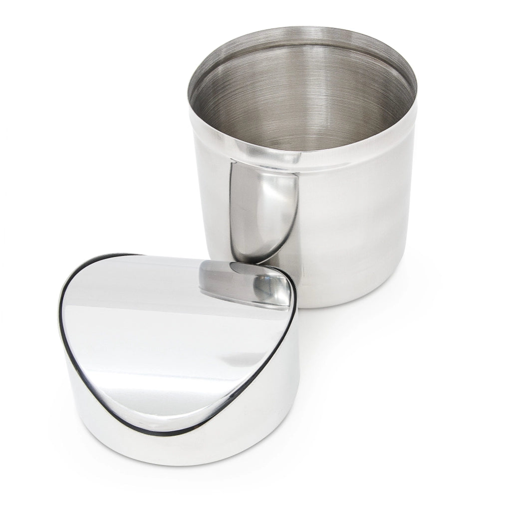 Pattumiera da tavolo in acciaio inox da 1,2 litri con coperchio basculante 13_0002326