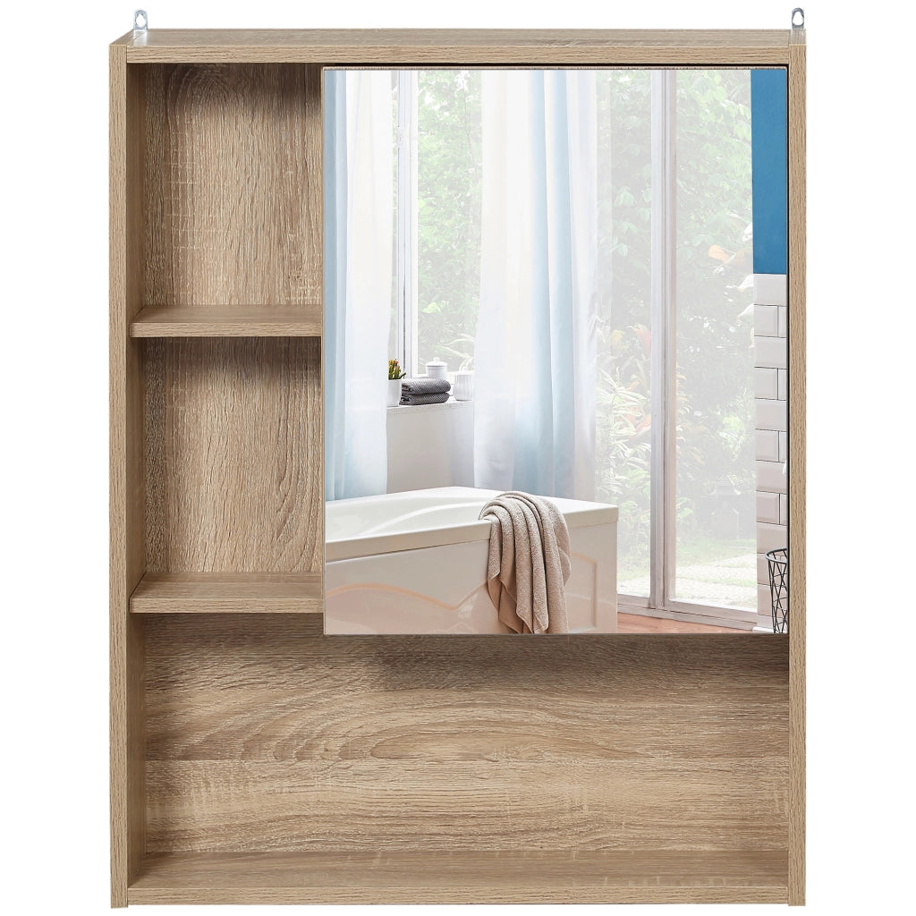 Armadio con Specchio ¨C zephmum ¨C 60x15x76 cm Rovere