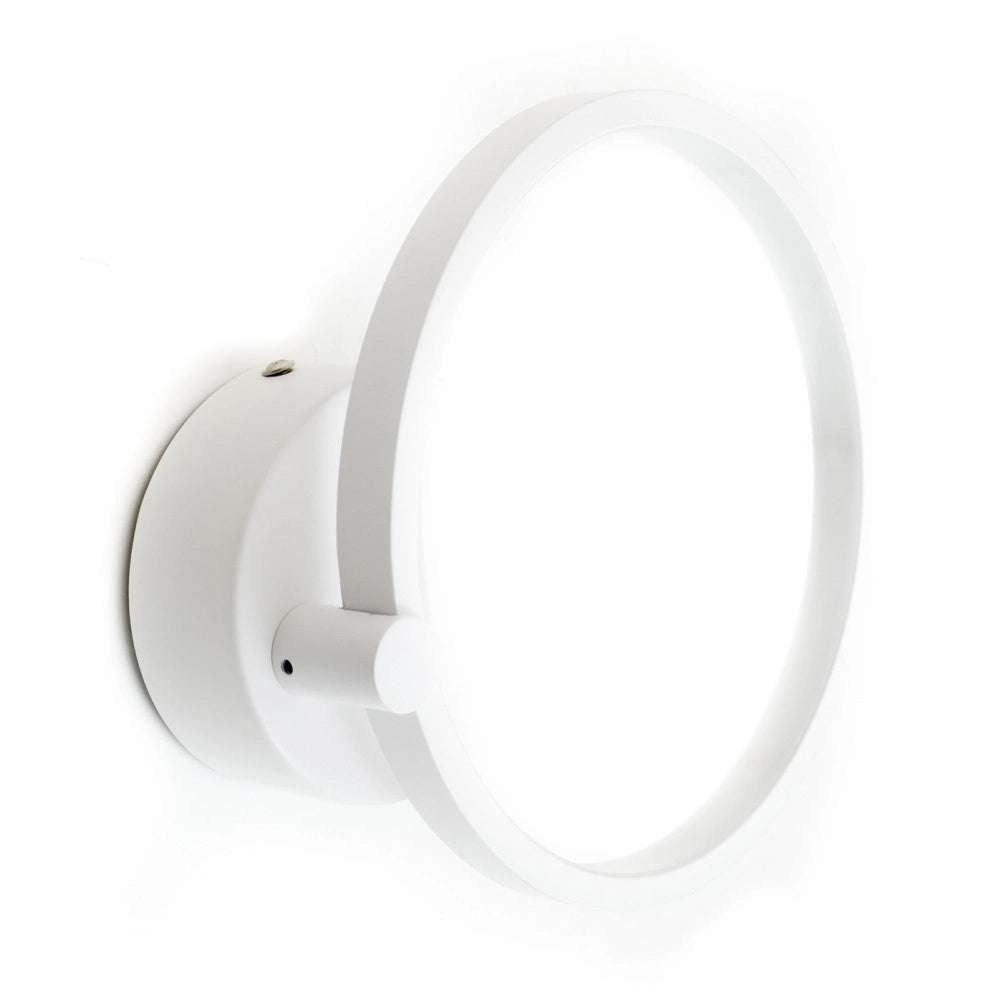 Trade Shop - Lampada Applique Led Parete Muro Tonda Circolare Fris 3172 Driver Incluso 220v -