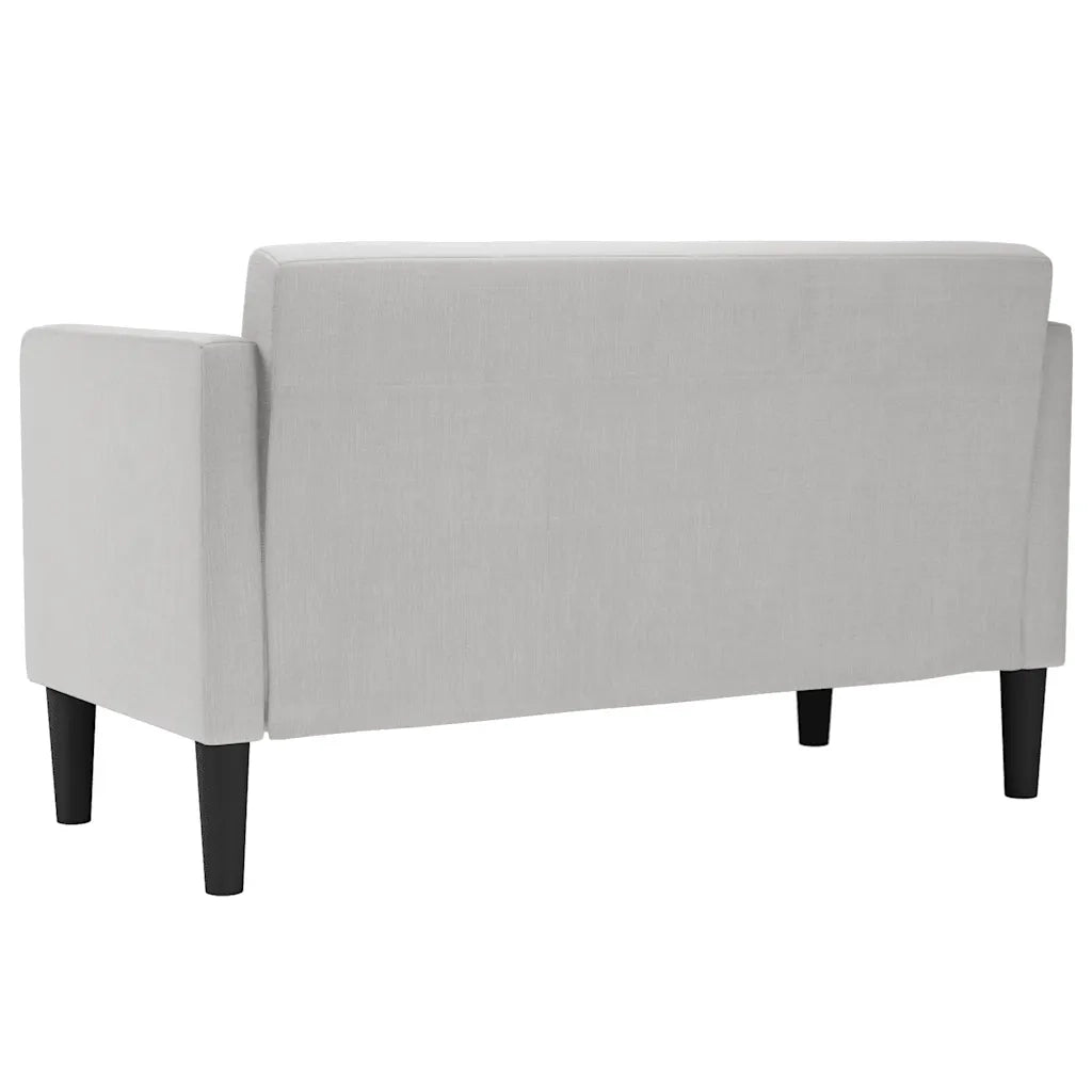 Divano Divanetto Grigio Nuvola 111 cm in Tessuto 4100568