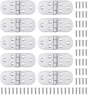 Sistema di Finestre in Acciaio Inossidabile - Set da 10 - 270 Gradi di Rotazione - Carico Elevato - Facile da Installare - Adatto per Porte/Rifiniture - Serramento