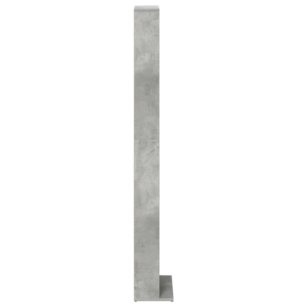 Mobile per CD Grigio Cemento 33 x 23,5 x 175 cm 8012648