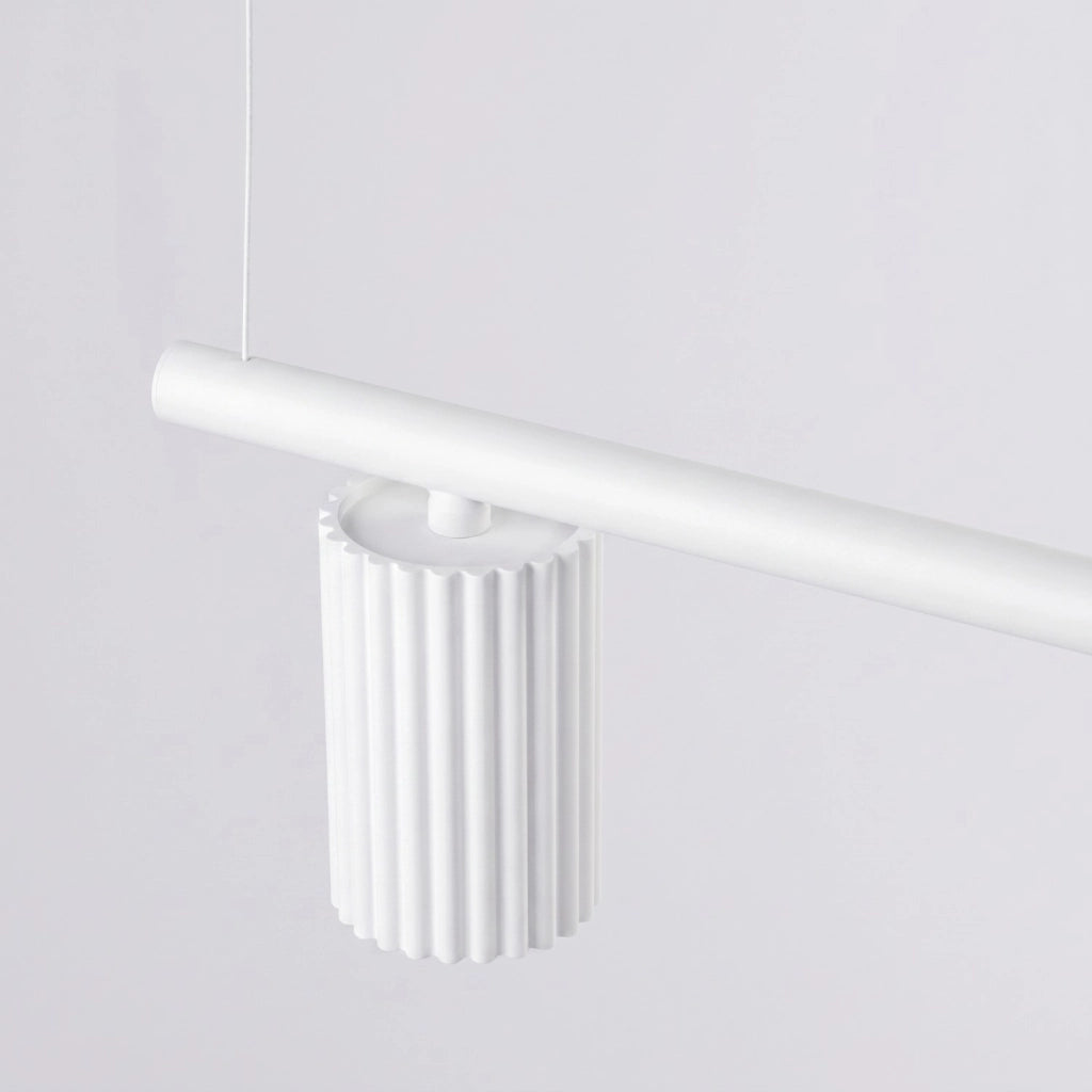 Lampadario KARBON 4 bianco