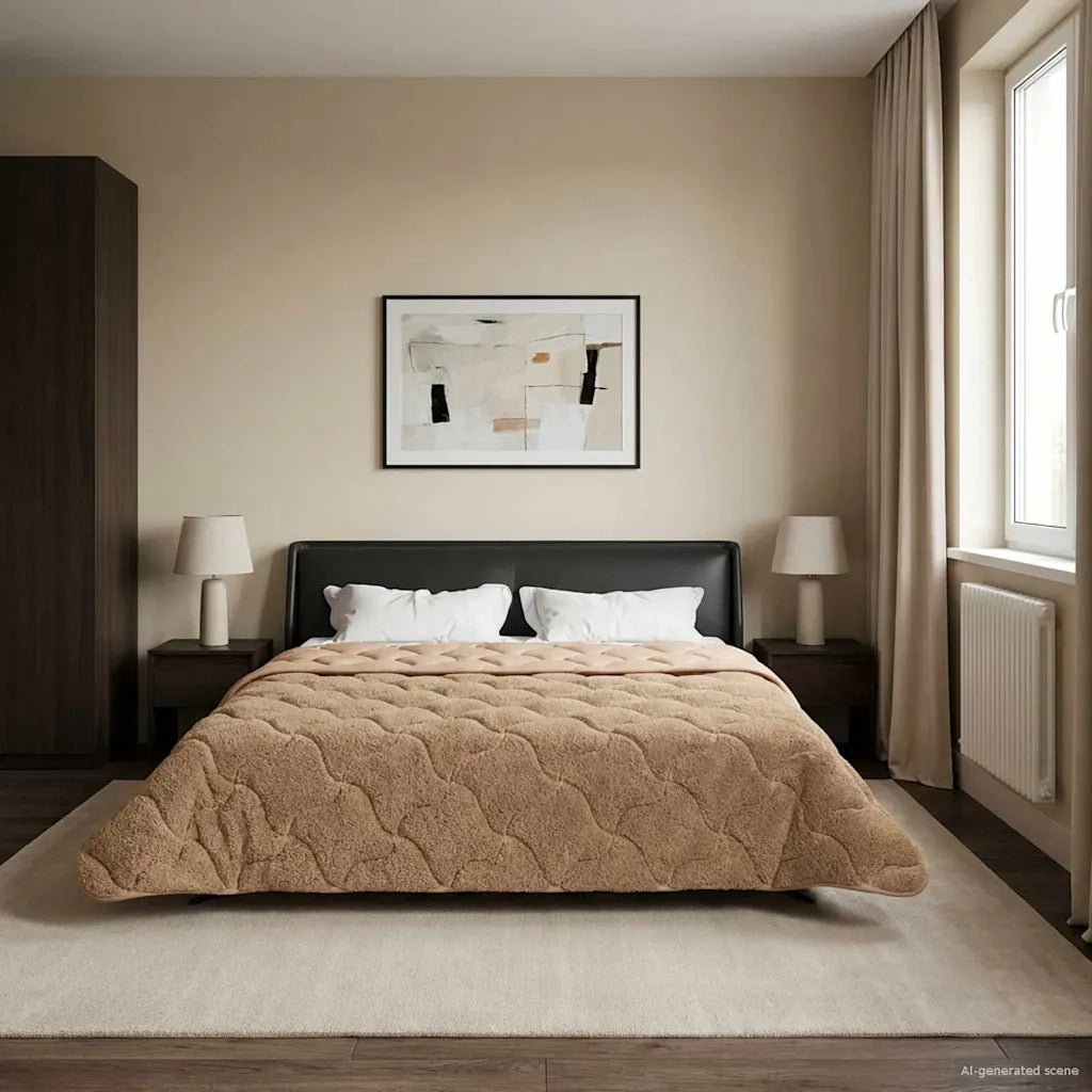 Duvet Estivo Talpa 240 x 260 cm Microfibra e Fleece Teddy 42026216