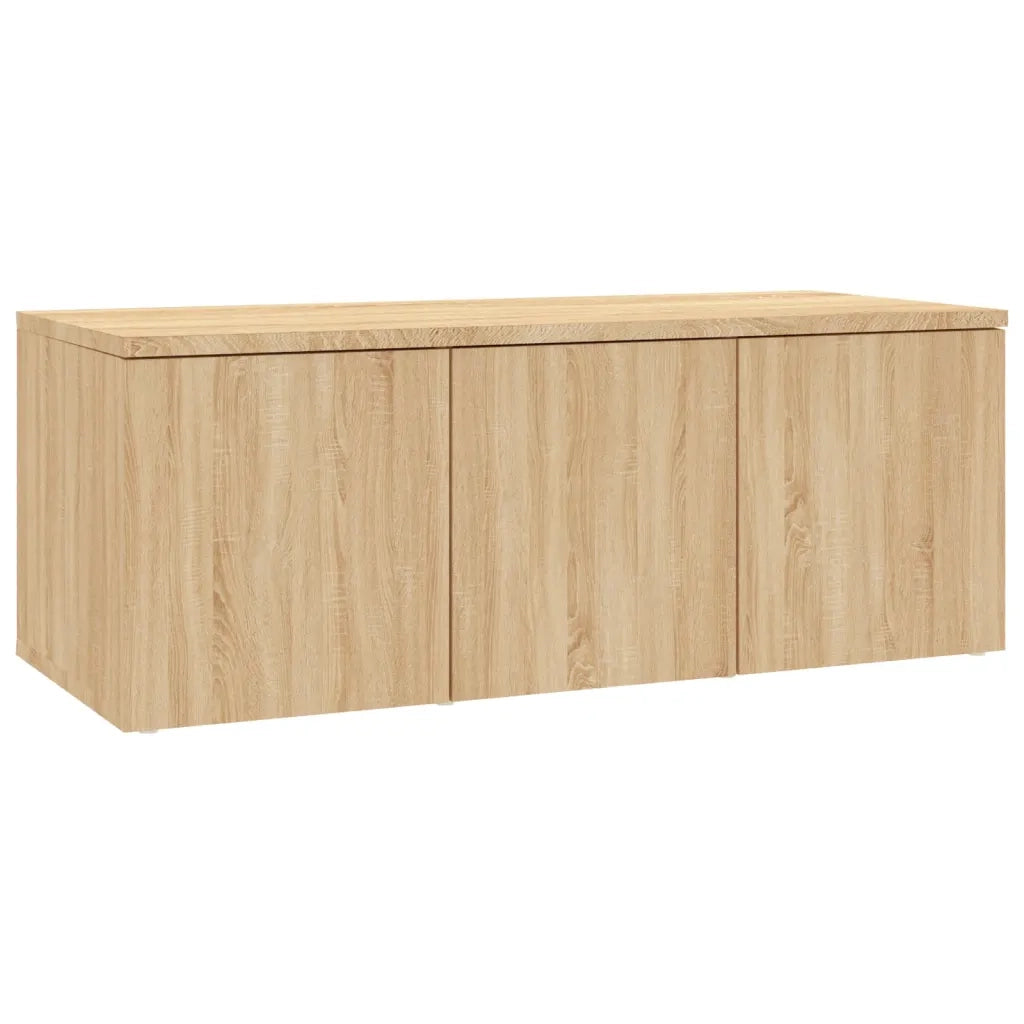 Mobile Porta TV Rovere Sonoma 80x34x30 cm Legno Multistrato 801862