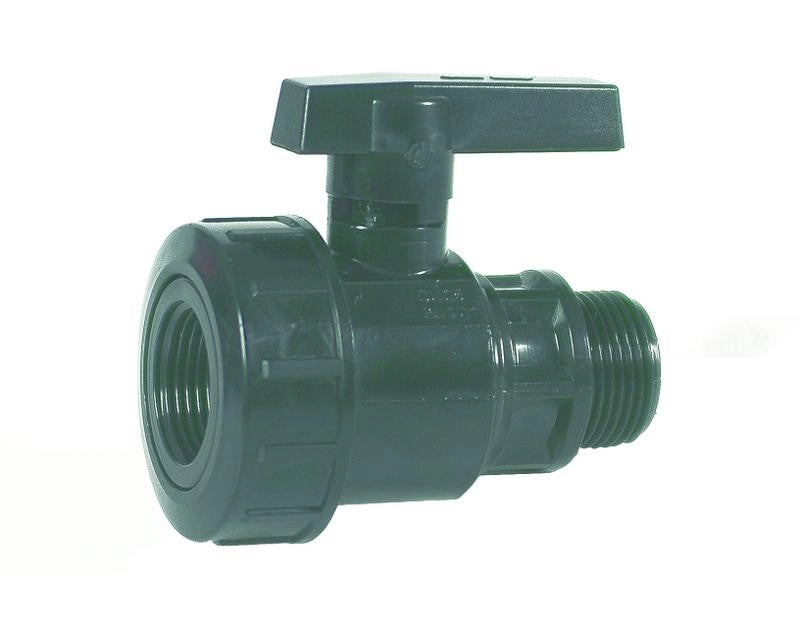 VALVOLA A SFERA MASCHIO FEMMINA DA 1" CONF.3 PZ.PER TUBO IRRIGAZIONE INTERRATA