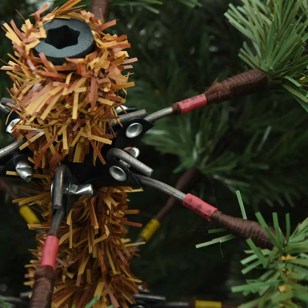 Albero di Natale | Decorazioni natalizie Artificiale con Rami Pieghevoli Verde 150 cm