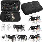 Set di rimozione terminali per auto, rimozione connettore cavo veicolo, rimozione pin, estrattore pin con fodero per la maggior parte delle connessioni di collegamento