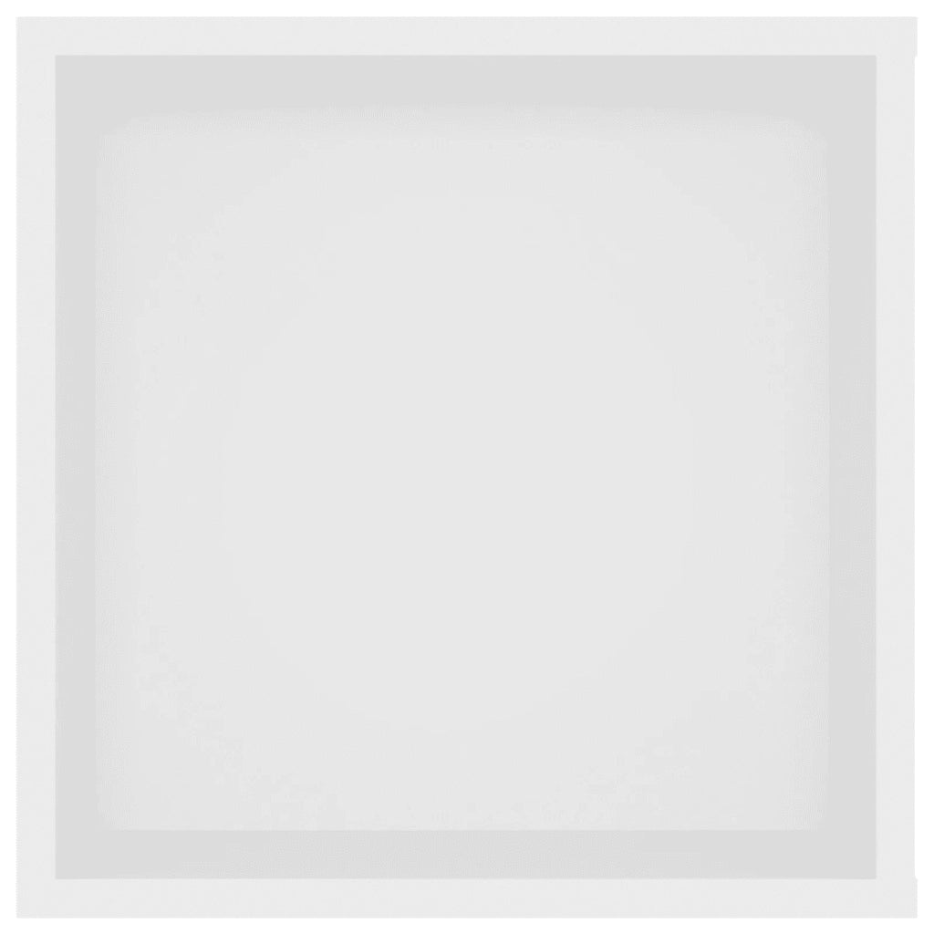 Armadietto TV da Parete Bianco 102x35x35cm in Legno Multistrato cod mxl 9083