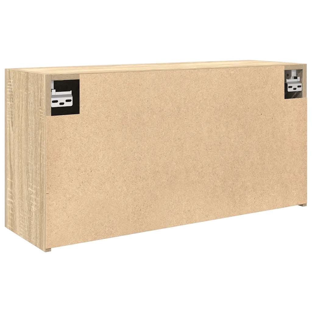Mobile da Bagno a Parete Rovere Sonoma 80x25x40 cm Truciolato 860087