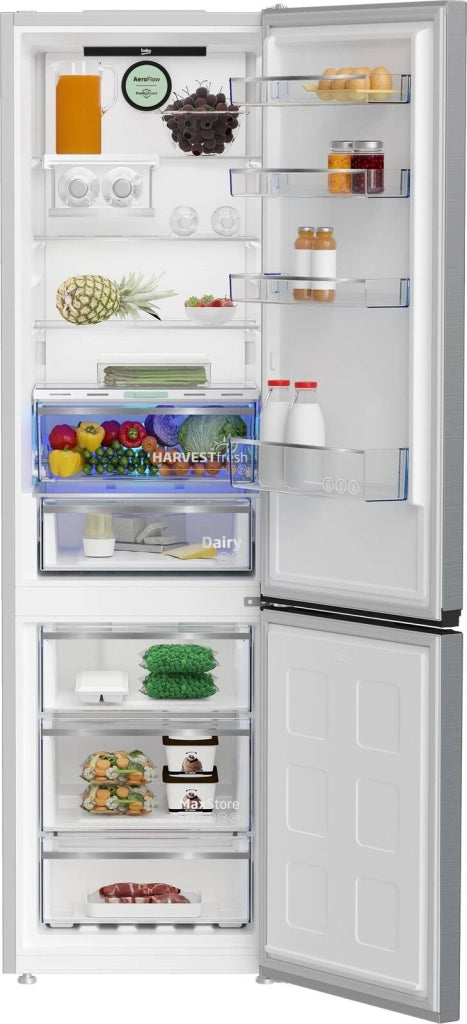 Beko B5RCNE405LXP Beyond Frigorifero Combinato 355 L 203.5 cm Classe D 35 dB Total No Frost Inverter colore Inox